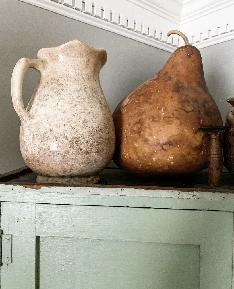 An ironstone pitcher I found at and estate sale.